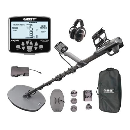 Garrett Axiom Pro Gold Metal Detector w/ MS-3 Wireless Headphones